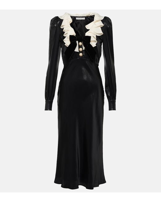 Alessandra Rich Velvet maxi dress