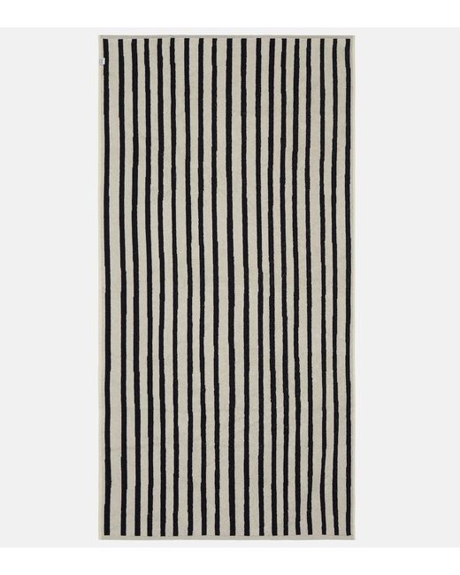 Totême Striped cotton beach towel