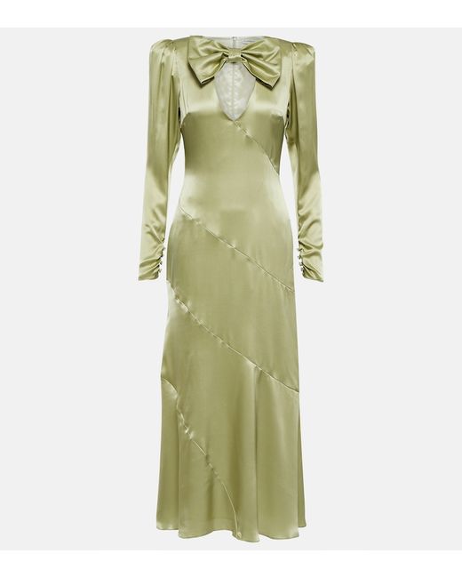 Alessandra Rich Embellished silk gown