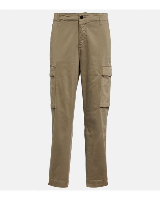 Ag Jeans Cropped cotton-blend cargo pants