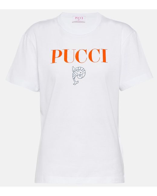 Pucci Printed cotton T-shirt