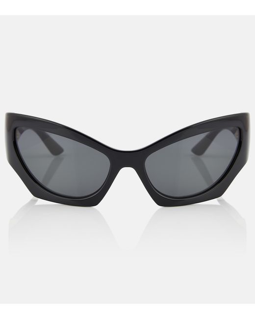 Versace Oval acetate sunglasses
