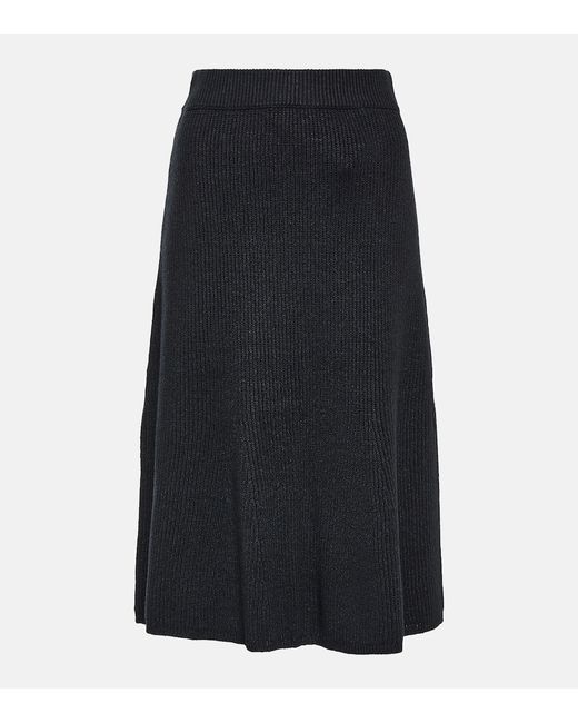 Joseph Ribbed-knit midi skirt