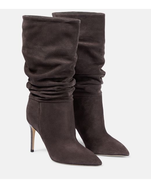 Paris Texas Slouchy suede boots