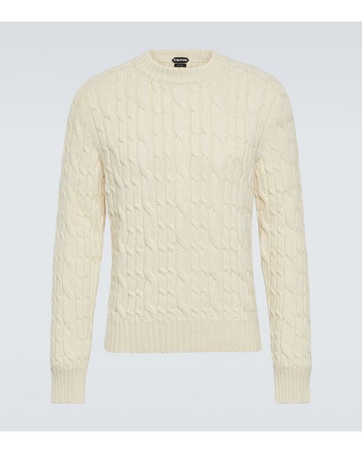 Tom Ford Cable-knit alpaca sweater