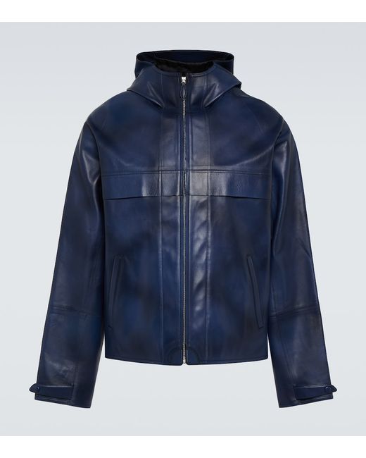 Berluti Hooded leather jacket