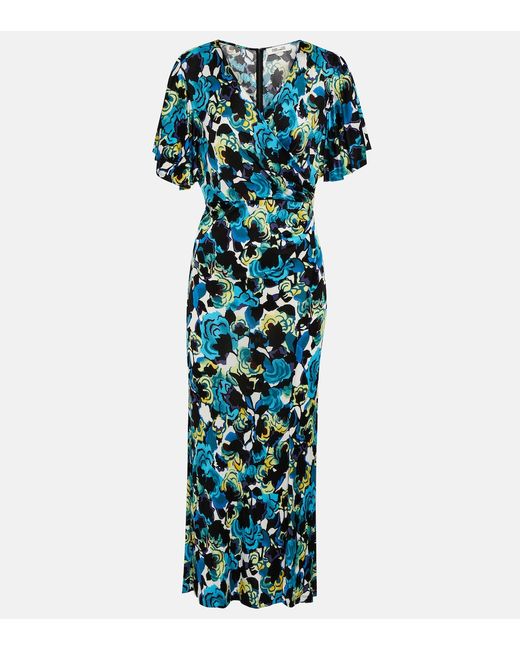 Diane von Furstenberg Zetna floral jersey midi dress