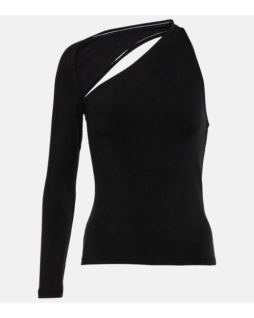 Balenciaga One-shoulder jersey top
