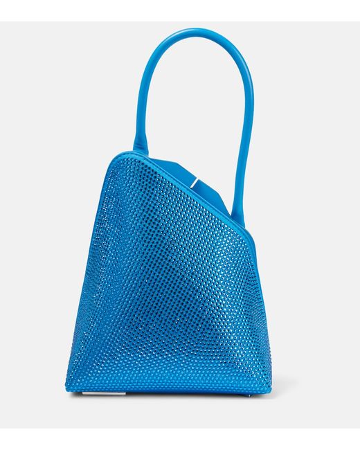 Attico Sunset crystal-embellished shoulder bag