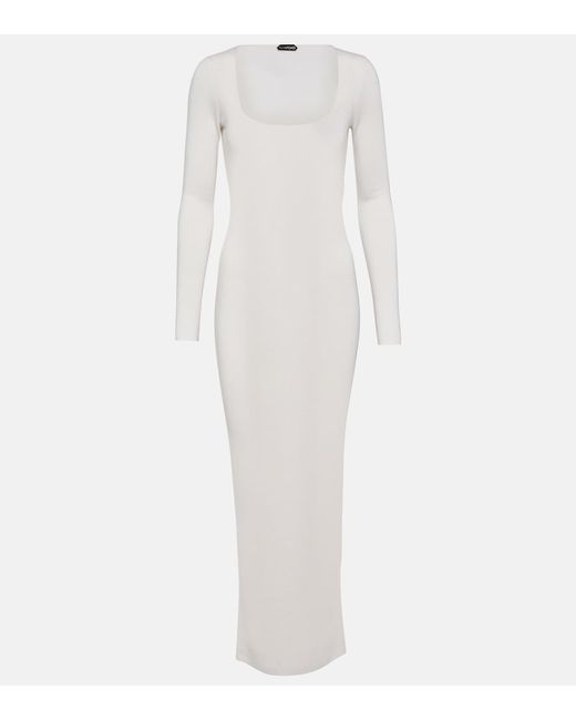 Tom Ford Cashmere and silk maxi dress