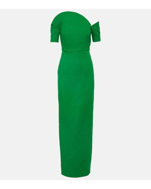 Roland Mouret Wool and silk gown