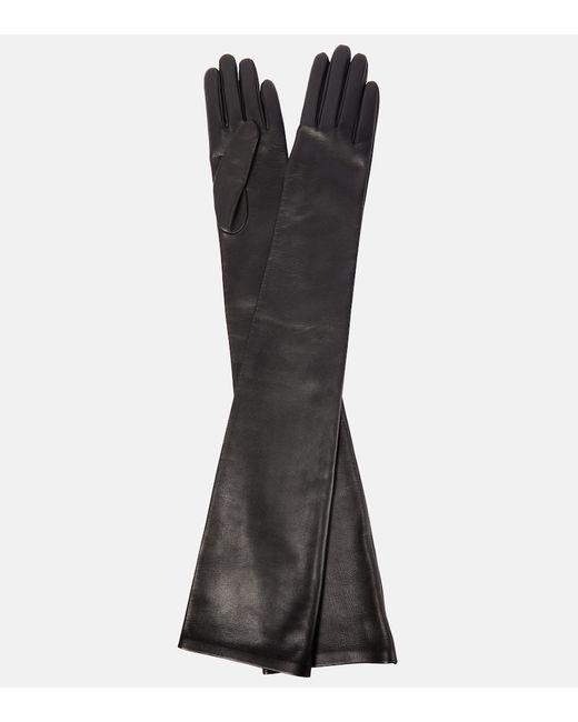 The Row Simon leather gloves