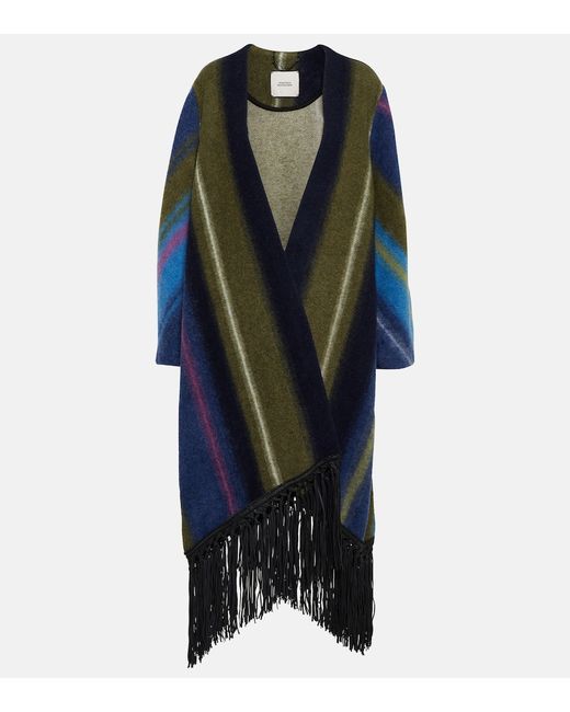 Dorothee Schumacher Striped wool-blend coat
