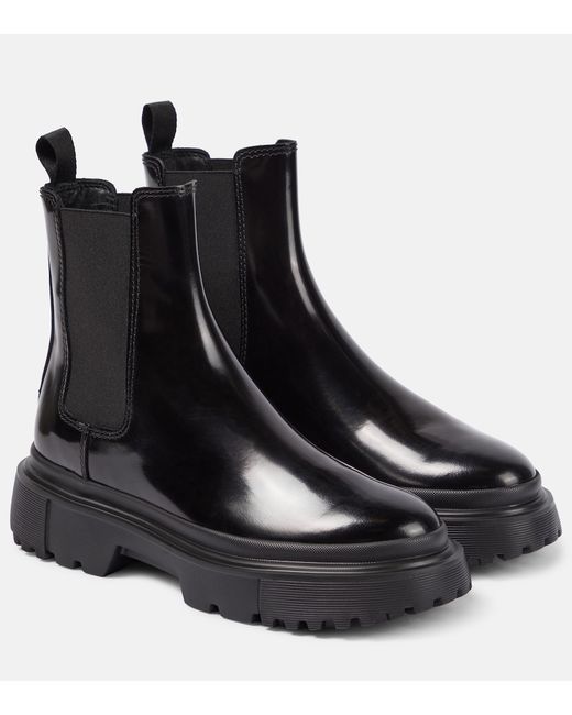 Hogan H629 PVC Chelsea boots
