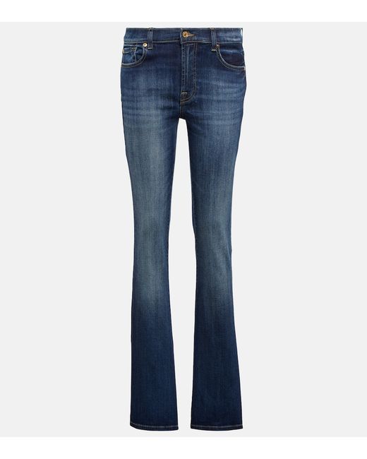 7 For All Mankind High-rise bootcut jeans