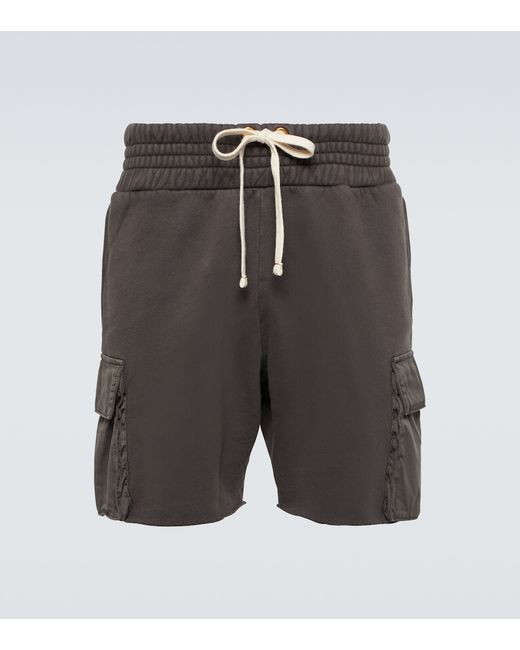Les Tien Cotton jersey cargo shorts