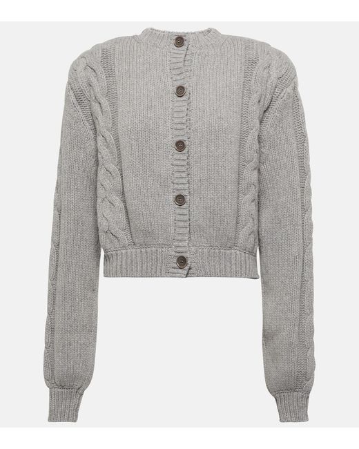 Magda Butrym Cable-knit cashmere cardigan