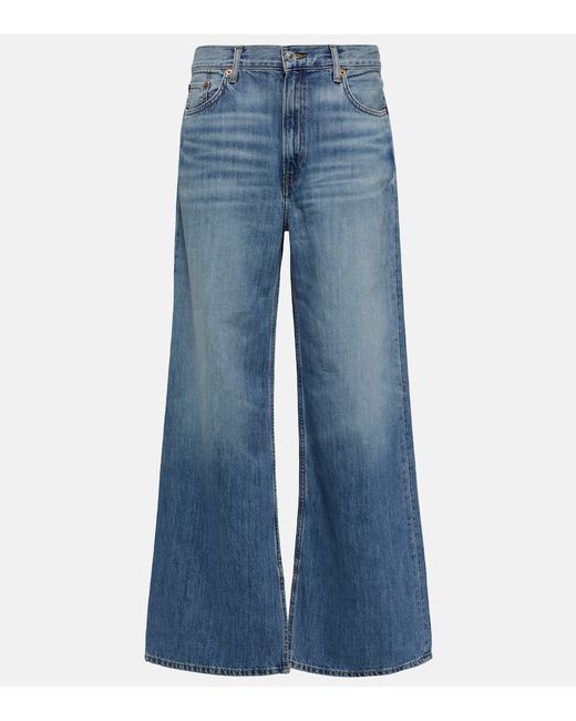 Re/Done Low Rider low-rise wide-leg jeans