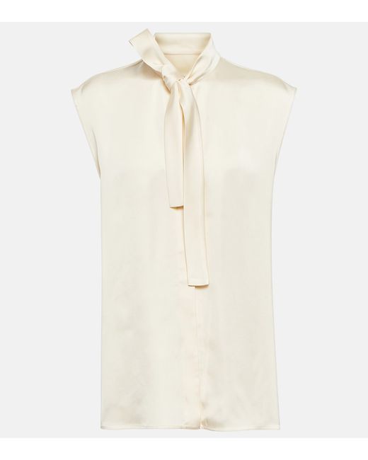 Jil Sander Satin sleeveless blouse