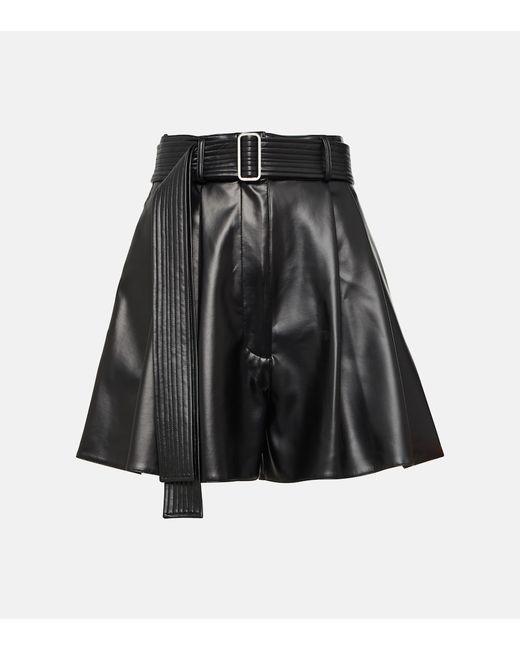 Alex Perry Pace high-rise pleated shorts