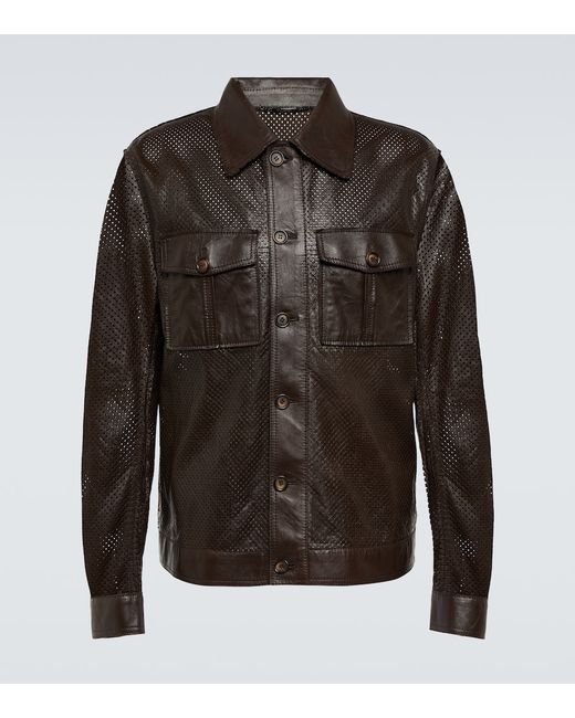 Dolce & Gabbana Leather shirt jacket