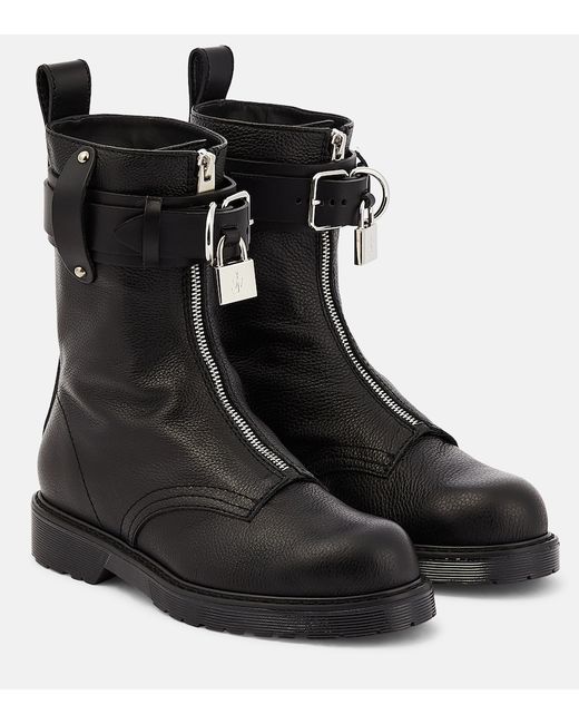 J.W.Anderson Lock leather ankle boots