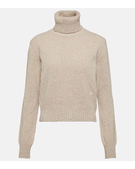 AMI Alexandre Mattiussi de Caur cashmere and wool sweater