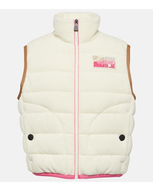 Moncler Grenoble High-neck down-filled vest