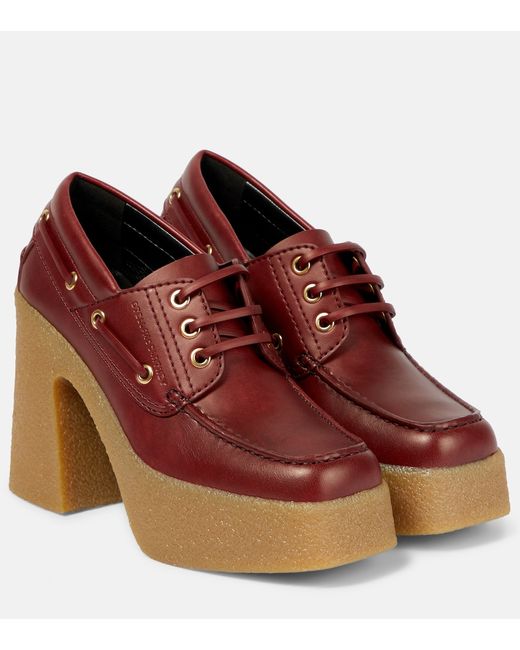 Stella McCartney Skyla faux leather loafer pumps