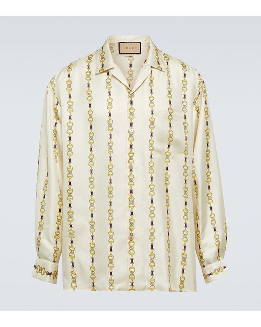 Gucci Horsebit silk shirt