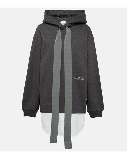 Patou Oversized cotton hoodie