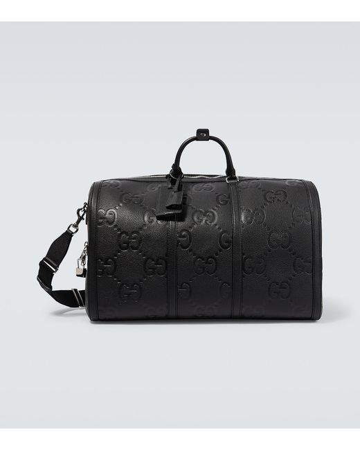 Gucci GG embossed leather duffle bag