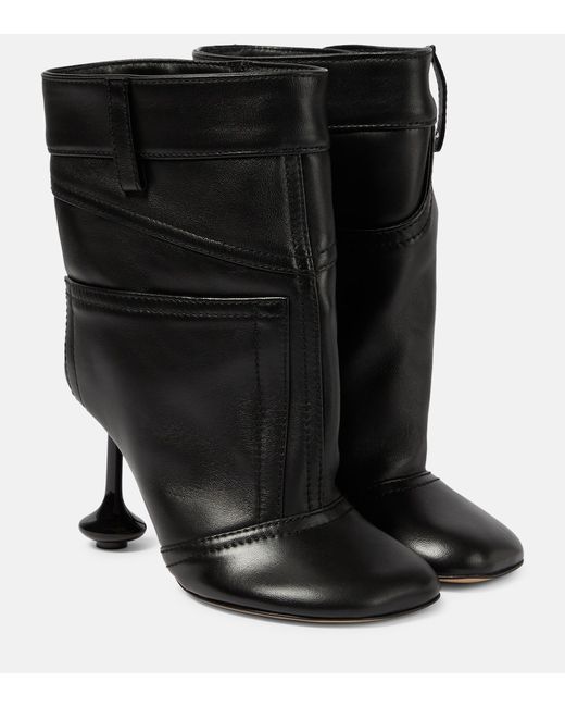 Loewe Toy leather ankle boots