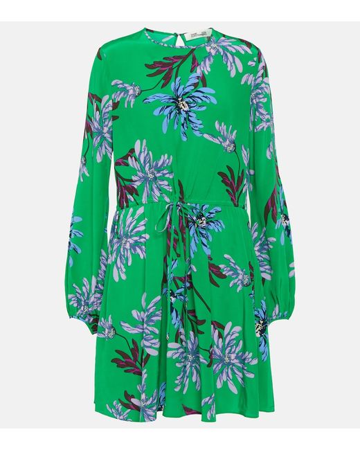 Diane von Furstenberg Sydney floral minidress