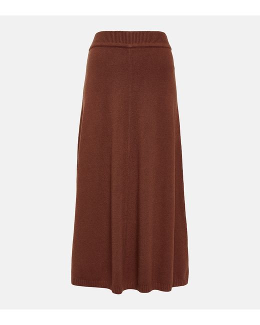 Joseph Silk-blend midi skirt