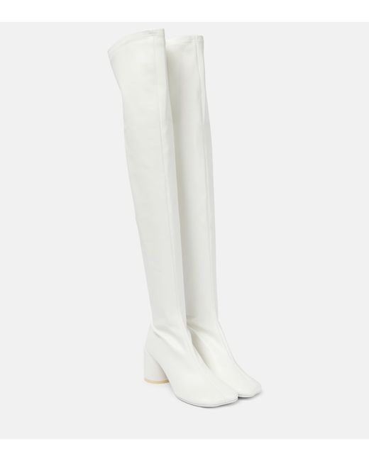 Mm6 Maison Margiela Anatomic faux leather over-the-knee boots