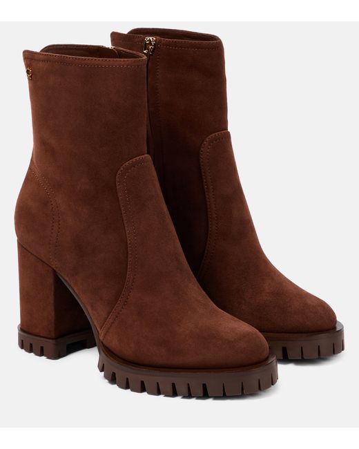 Gianvito Rossi Timber suede ankle boots