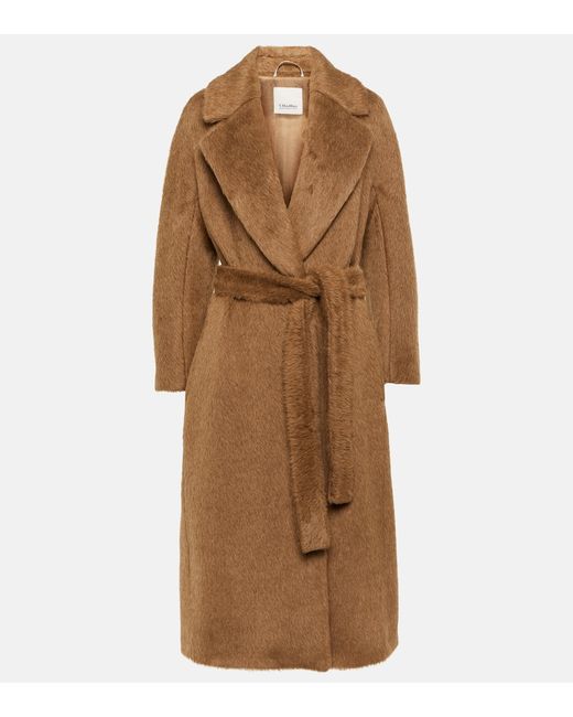 S Max Mara Borbone alpaca wool and cashmere coat