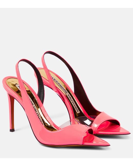 Alexandre Vauthier Patent leather and PVC sandals