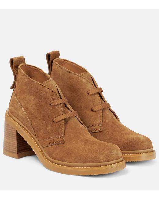 See by Chloé Bonni suede ankle boots