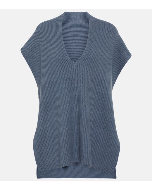 Joseph Ribbed-knit cashmere top