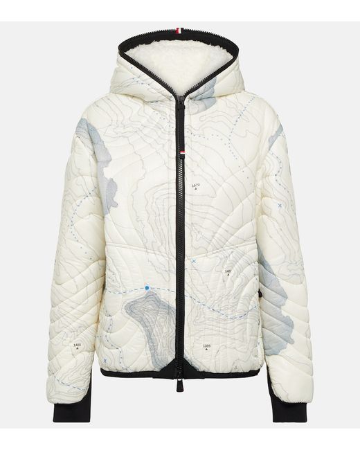 Moncler Grenoble Niverolle quilted printed jacket