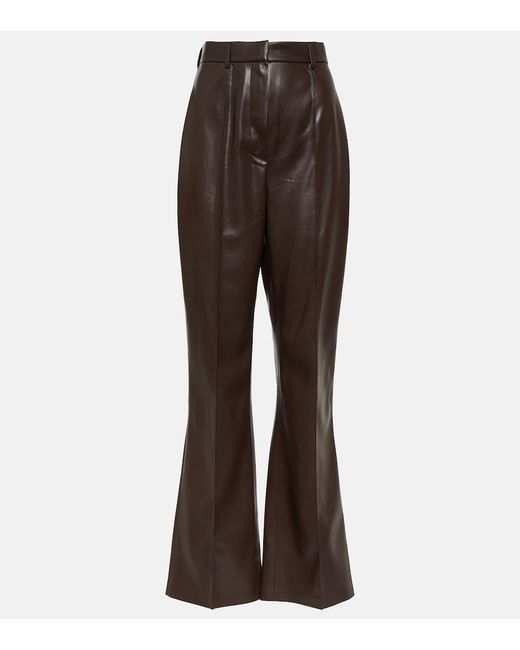 Nanushka Leena faux leather flared pants