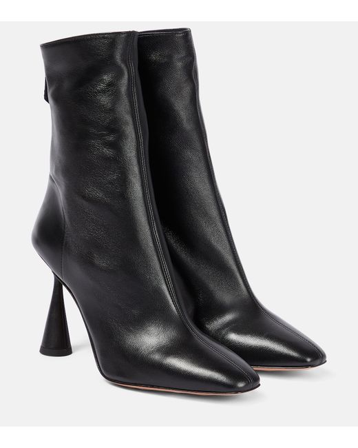 Aquazzura Amore 95 leather ankle boots