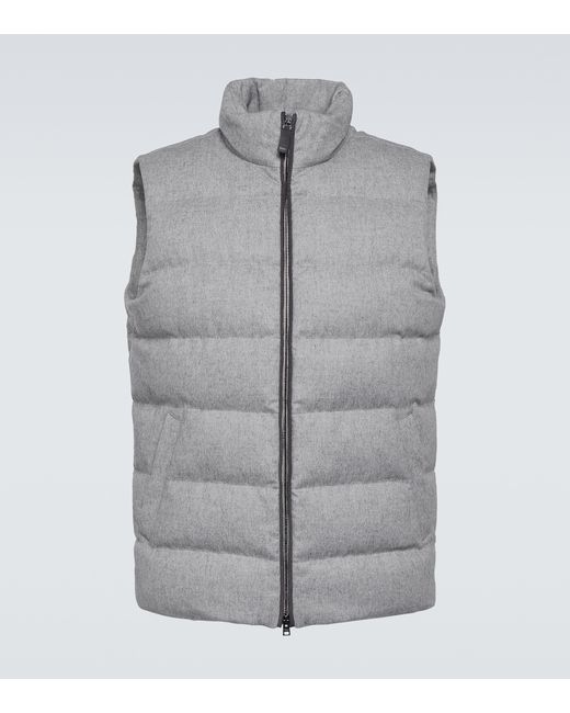 Herno Cashmere-silk down vest