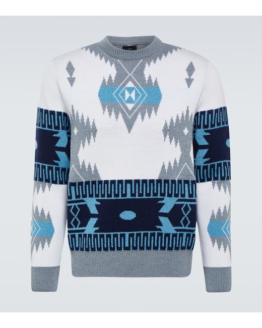 Alanui Icon jacquard virgin wool sweater