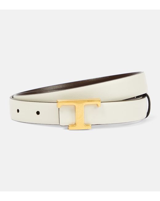 Tod's Timeless T reversible leather belt