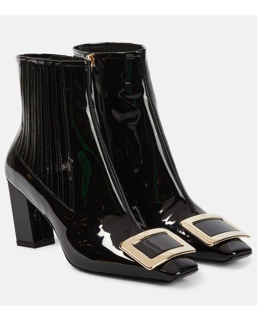 Roger Vivier Patent leather ankle boots