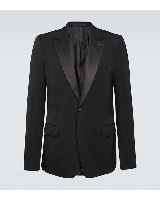 Lanvin Single-breasted wool tuxedo jacket