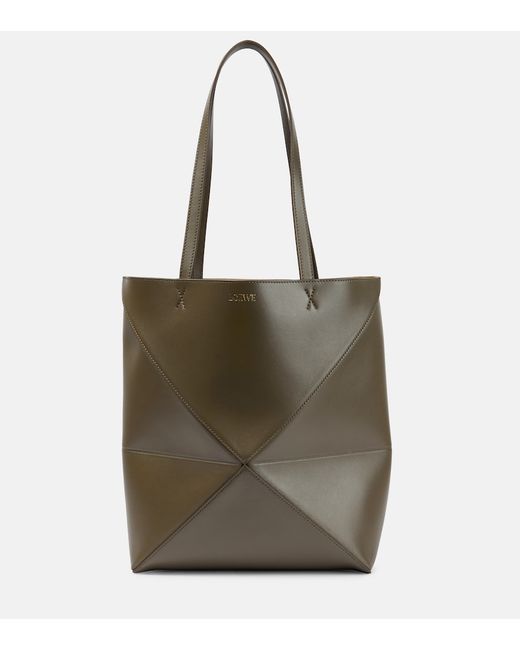 Loewe Puzzle Fold Medium leather tote bag